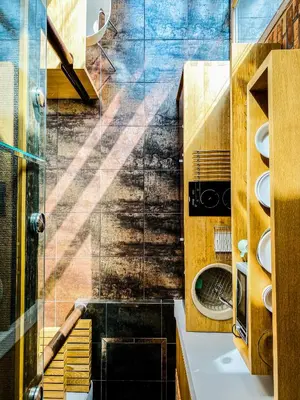 a bathroom with a sink and a toilet in it at Zwierzyniecka Lofts with Patio and Air Conditioning, Cracow city heart Old Town in Kraków