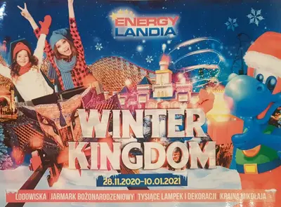 a poster for winter kingdom at the magic kingdom at Apartament DeLuxe 3 in Oświęcim