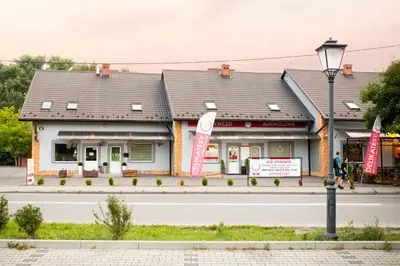 a building on the side of a street at NOCLEGI General in Wieliczka