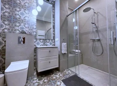 a bathroom with a toilet and a sink at Rzeszowska 5 Apt. 3 in Kraków
