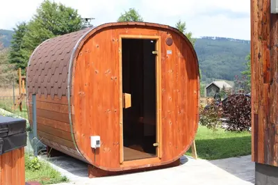 a wooden iguanauanauanauanauanauanauanauanauanauanauanauanauana at Domy Pod Babią in Zawoja