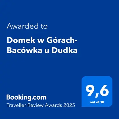 a screenshot of a phone with the text wanted to donate w grenarioario v at Domek w Górach- Bacówka u Dudka in Nowy Targ