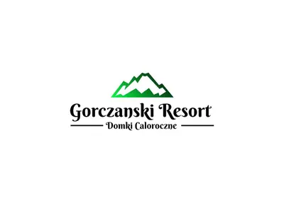 a logo for a golf resort in the mountains at Gorczański Resort Domek w Górach Sauna Jacuzzi in Nowy Targ