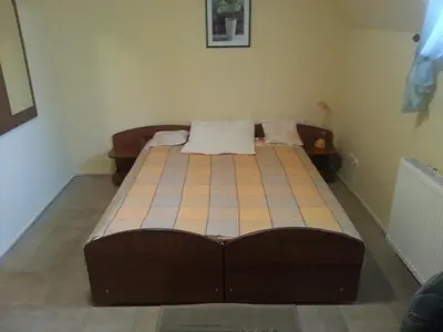 a small bedroom with a bed in a room at Agro-Gala in Rabka
