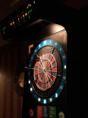 a close up of a dart board on a machine at Hotel Galicja Wellness & SPA in Oświęcim