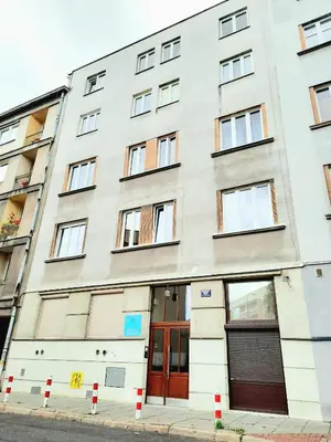 an apartment building on the corner of a street at Krakowska Awangarda - Close to the Old Town in Kraków