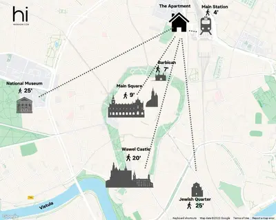 a map of the wizarding world of hogwarts at Spacious apartment close to Main Station / Galeria Krakowska in Kraków