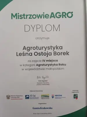 a label for a bottle of mislvoice argento python at Agroturystyka Leśna Ostoja Borek in Golczowice