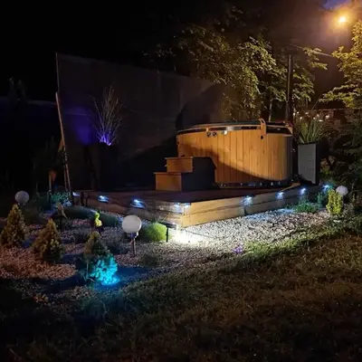 Leśny zakątek malediwy Jacuzzi free