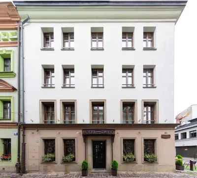 an apartment building in the city of london at David Boutique ApartHotel in Kraków