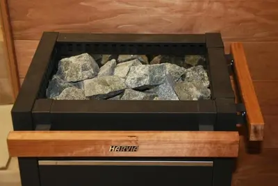 a box full of rocks on a table at NikoApartments - MiniApartment 2+2 in Kraków